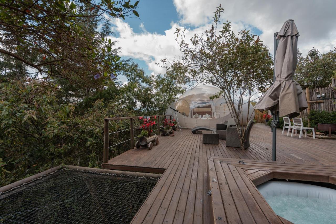 Готель Bubblesky Glamping 40 Min From Medellin Ель-Ретіро Екстер'єр фото