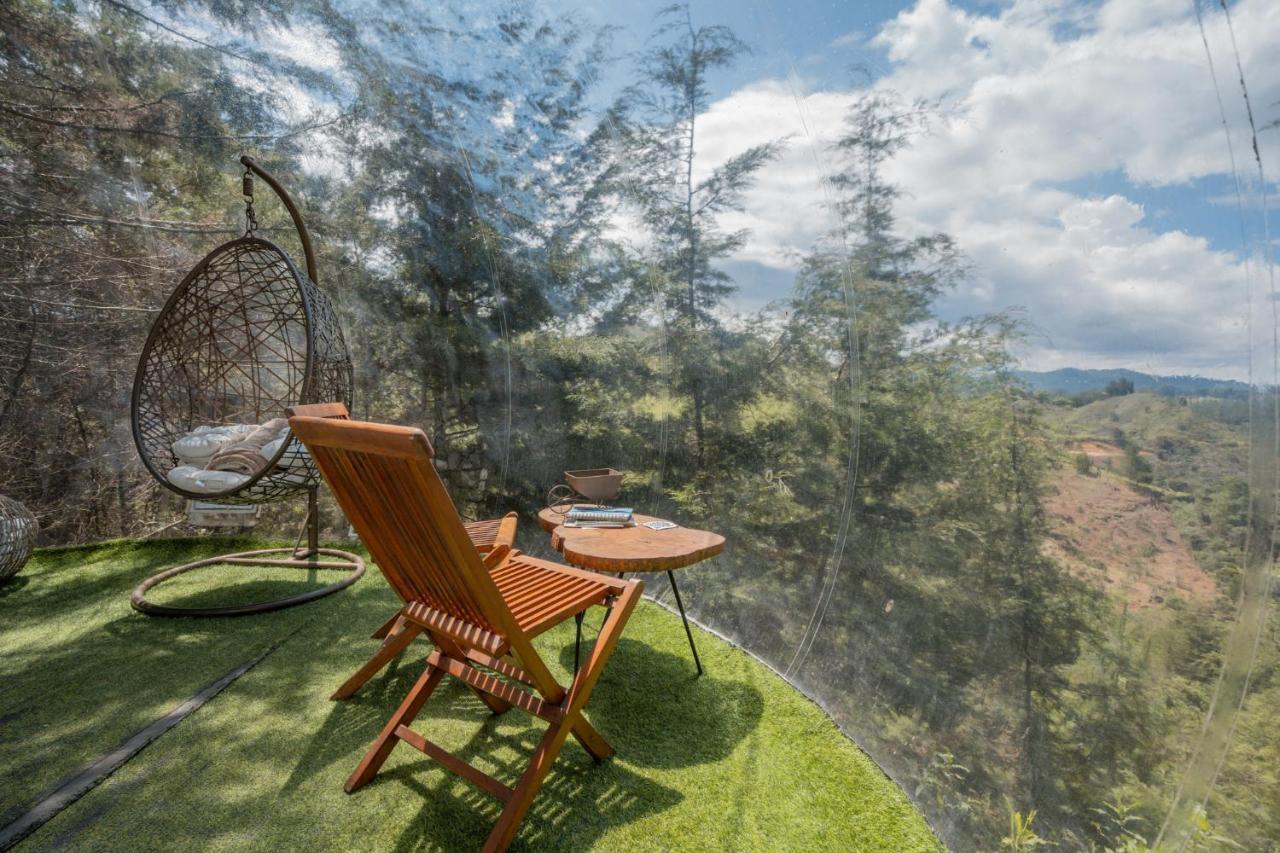 Готель Bubblesky Glamping 40 Min From Medellin Ель-Ретіро Екстер'єр фото