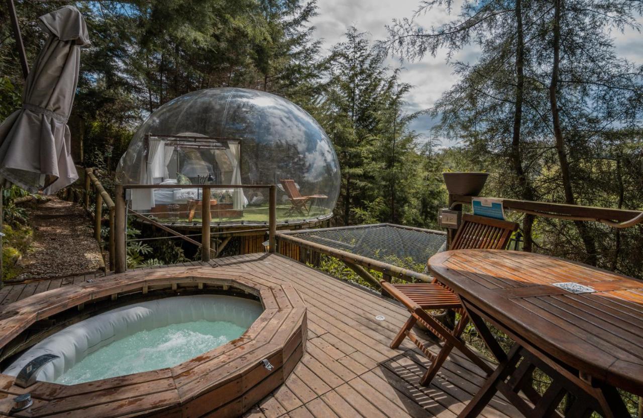 Готель Bubblesky Glamping 40 Min From Medellin Ель-Ретіро Екстер'єр фото