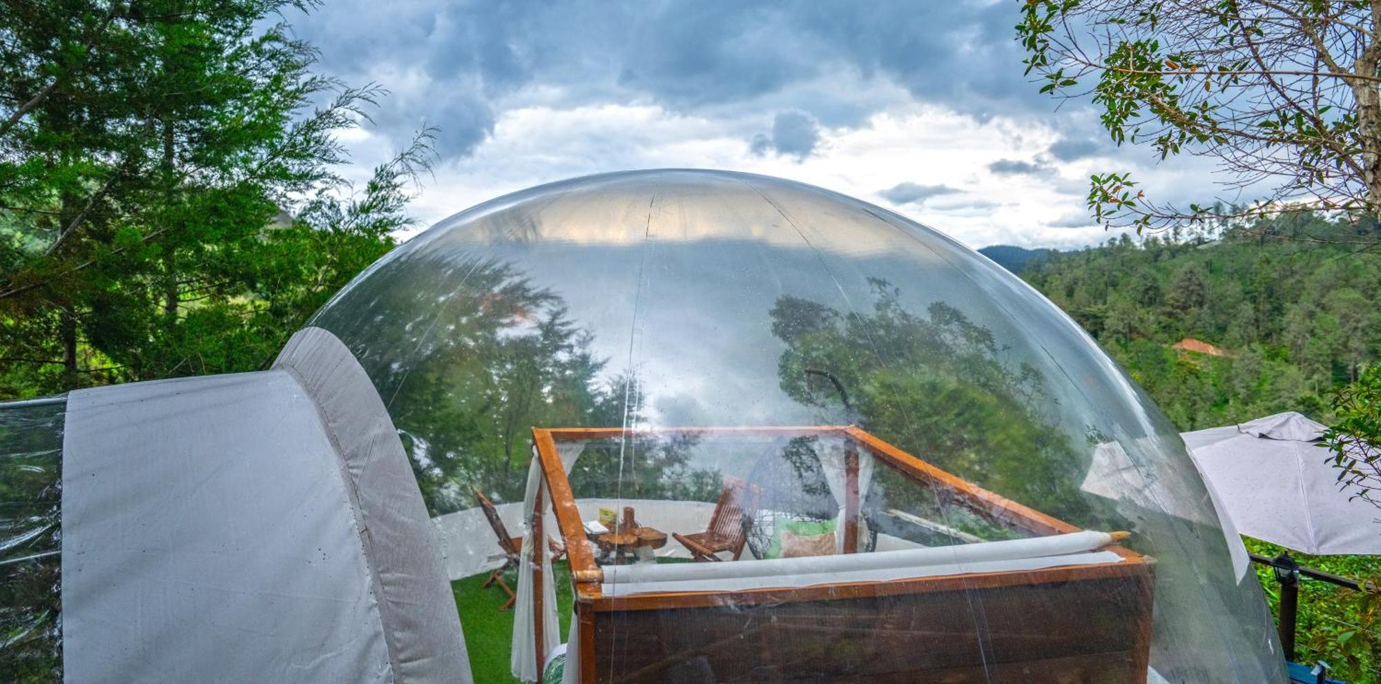 Готель Bubblesky Glamping 40 Min From Medellin Ель-Ретіро Екстер'єр фото