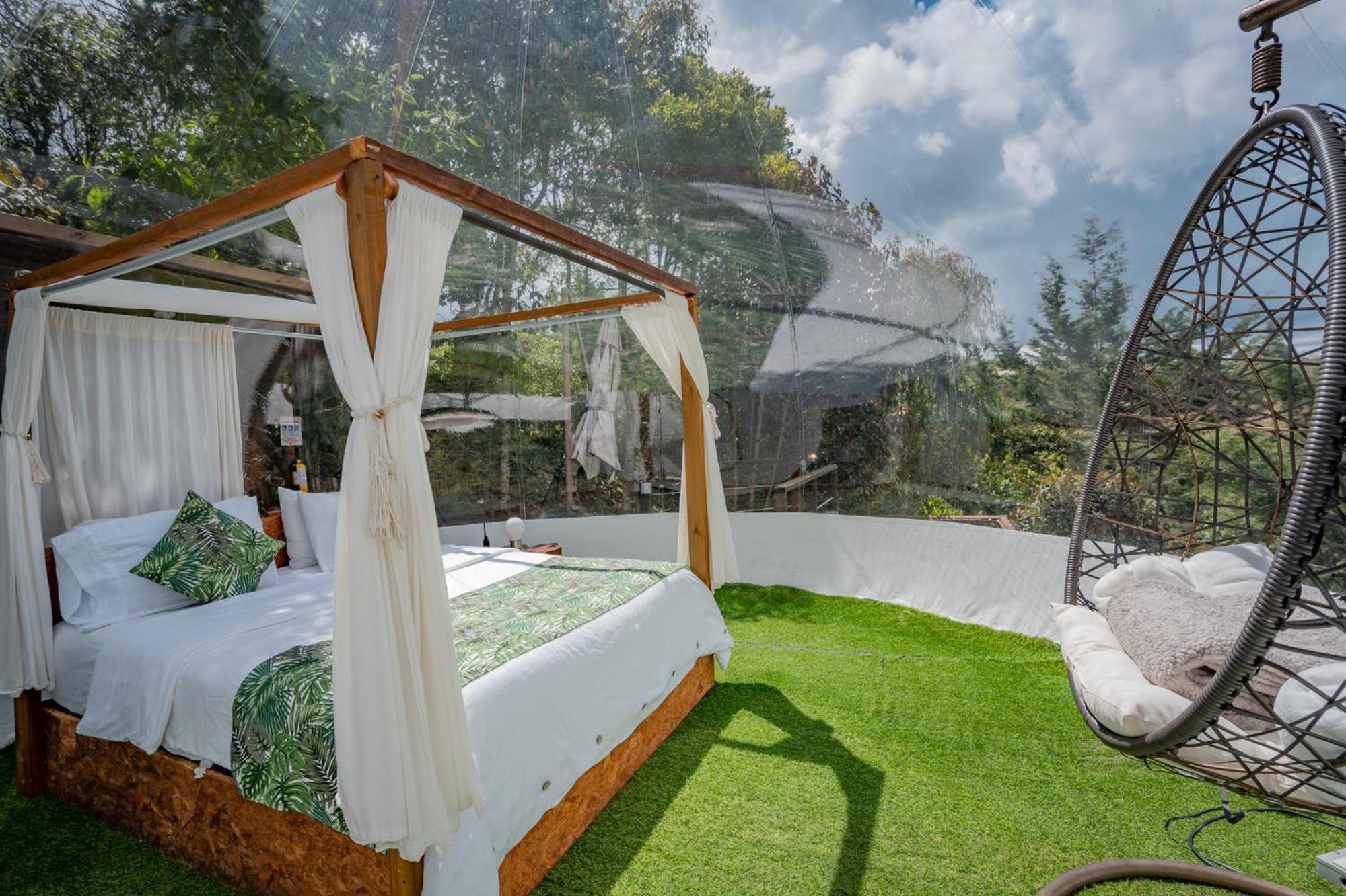 Готель Bubblesky Glamping 40 Min From Medellin Ель-Ретіро Екстер'єр фото